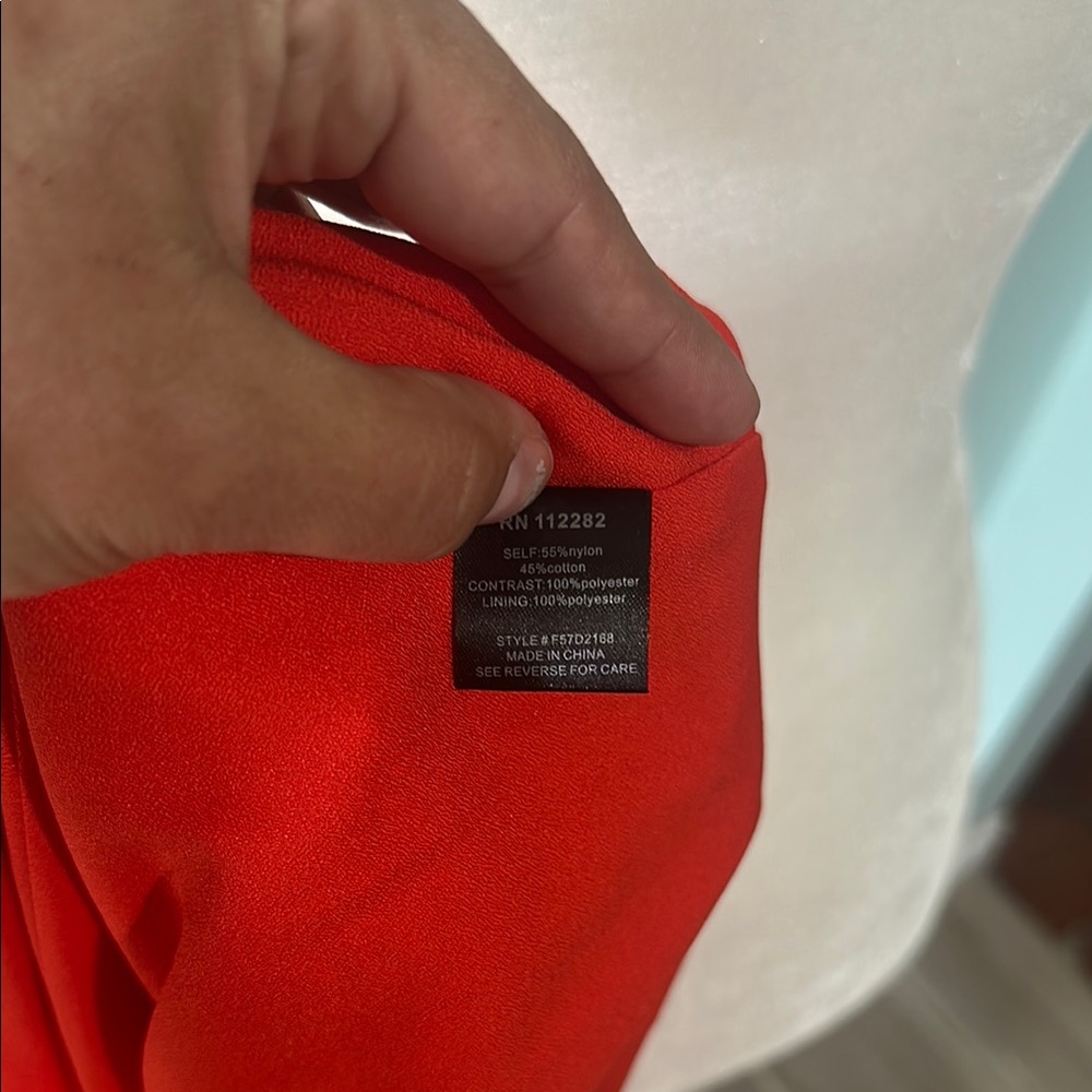 Adelyn Rae Red Halter Sheath Mini Dress - Picture 10 of 10